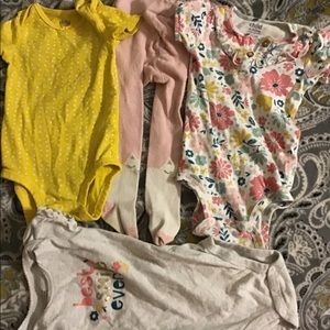 6-12 months Onesie & tights